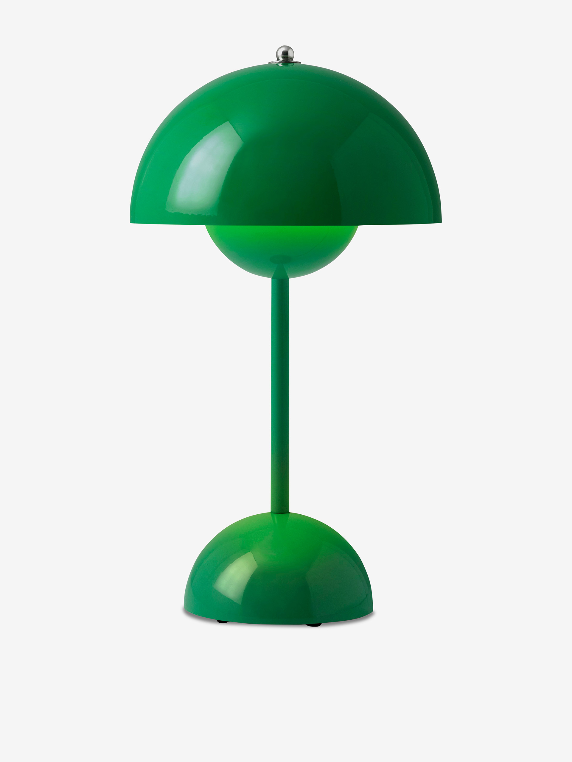 LAMPE DE TABLE SANS FIL RECHARGEABLE FLOWERPOT VP9 VERT - &TRADITION  Vert vif , Maison Bensimon
