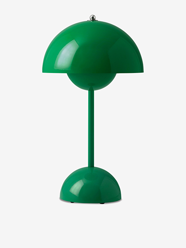 LAMPE DE TABLE SANS FIL RECHARGEABLE FLOWERPOT VP9 VERT - &TRADITION  Vert vif , Maison Bensimon