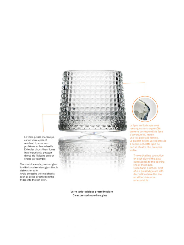 LOT DE 4 GOBELETS WHISKY - LA ROCHERE Transparent , Maison Bensimon