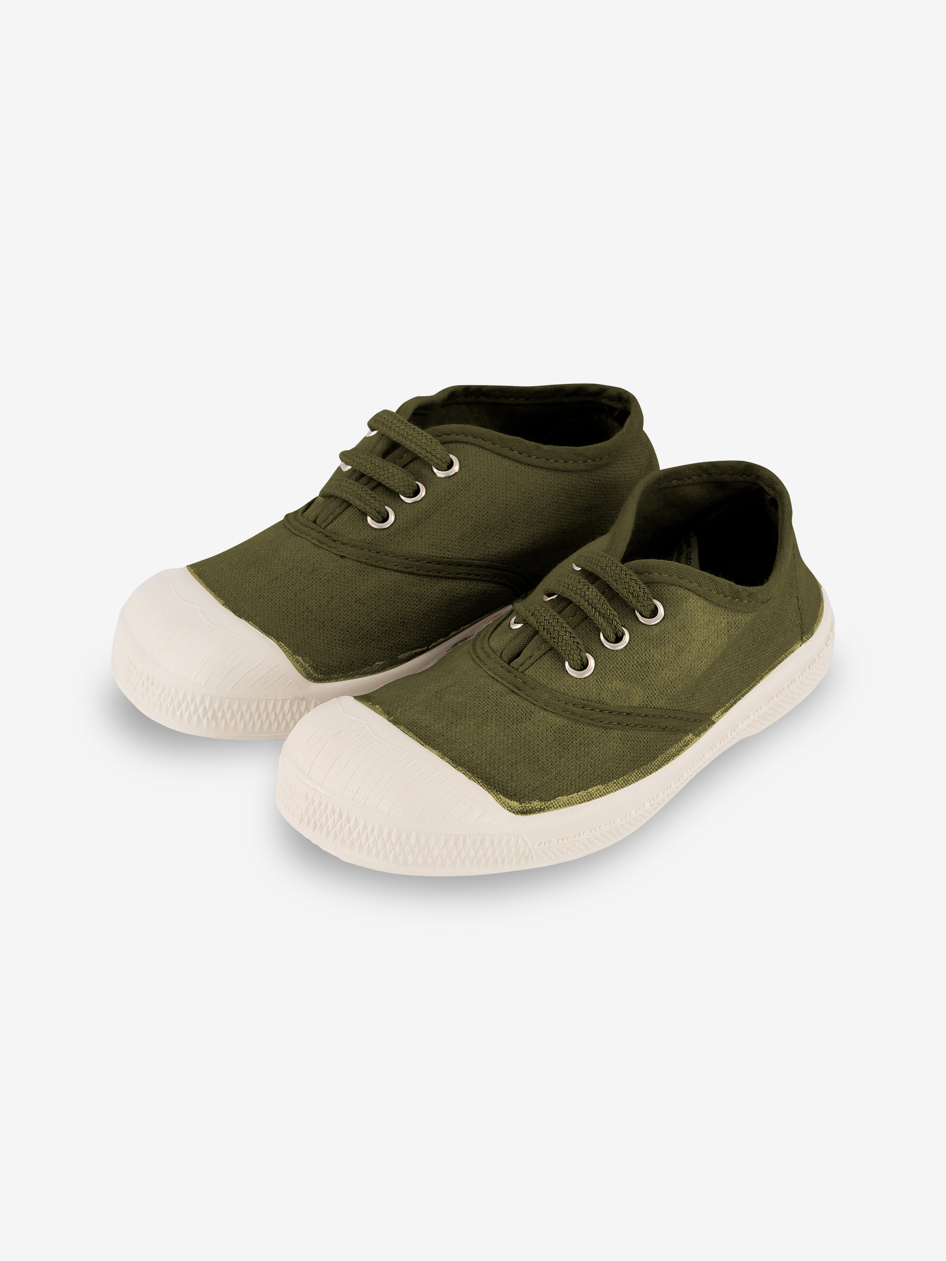 TENNIS LACETS ENFANT  Kaki , Tennis & Chaussures Bensimon