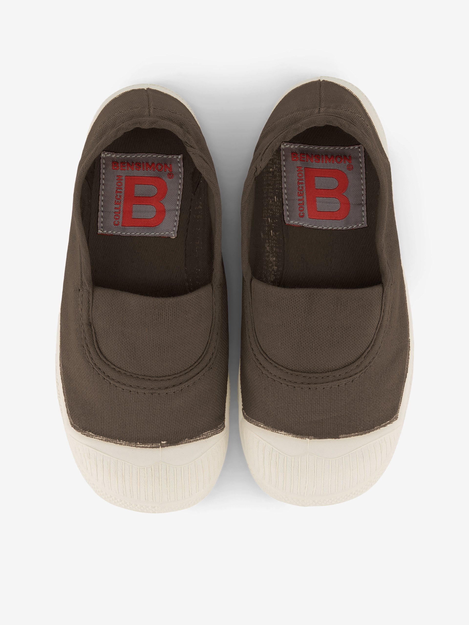 TENNIS ELASTIQUE ENFANT  Kaki , Tennis & Chaussures Bensimon