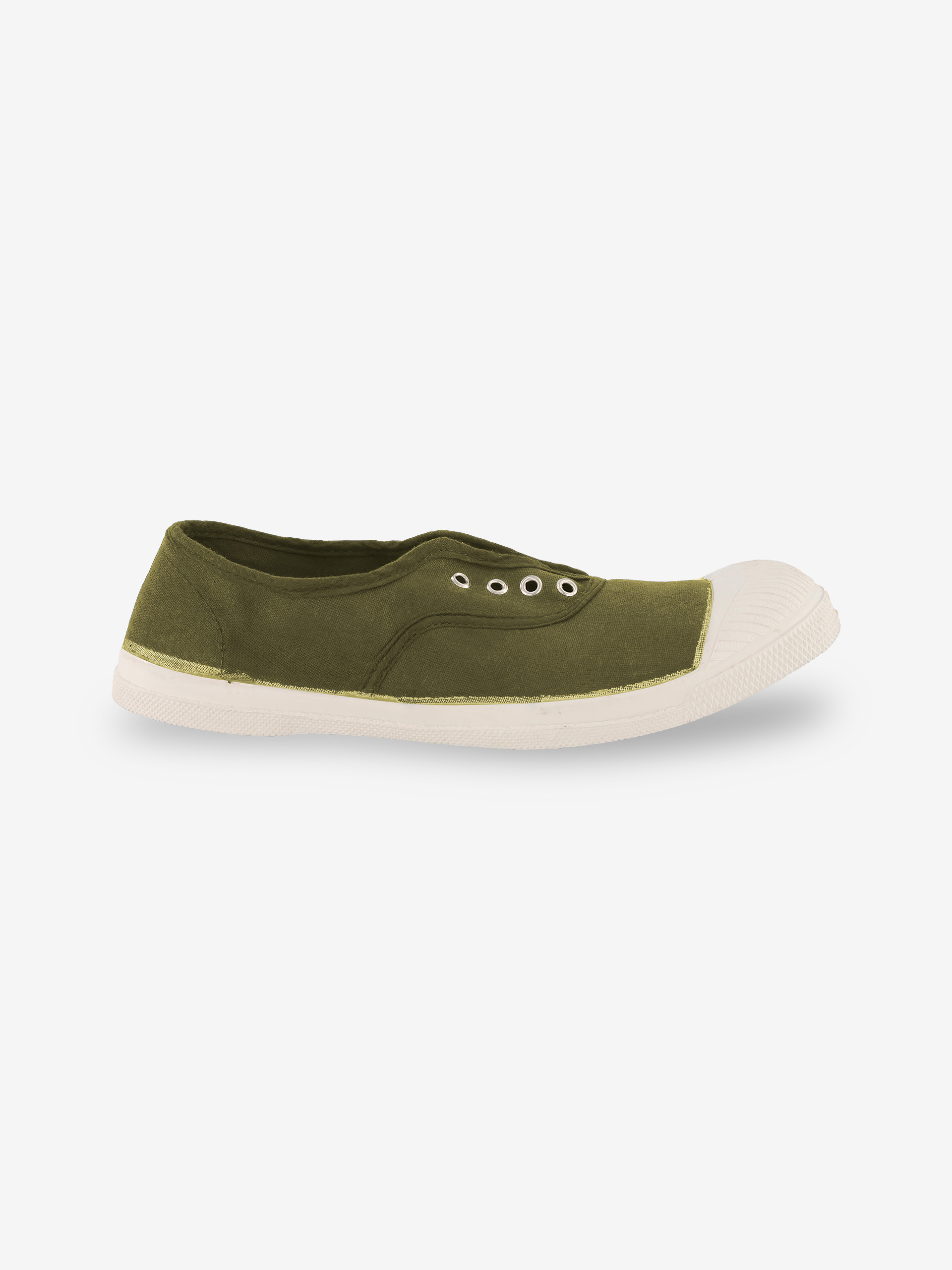 TENNIS ELLY FEMME  Kaki , Tennis & Chaussures Bensimon