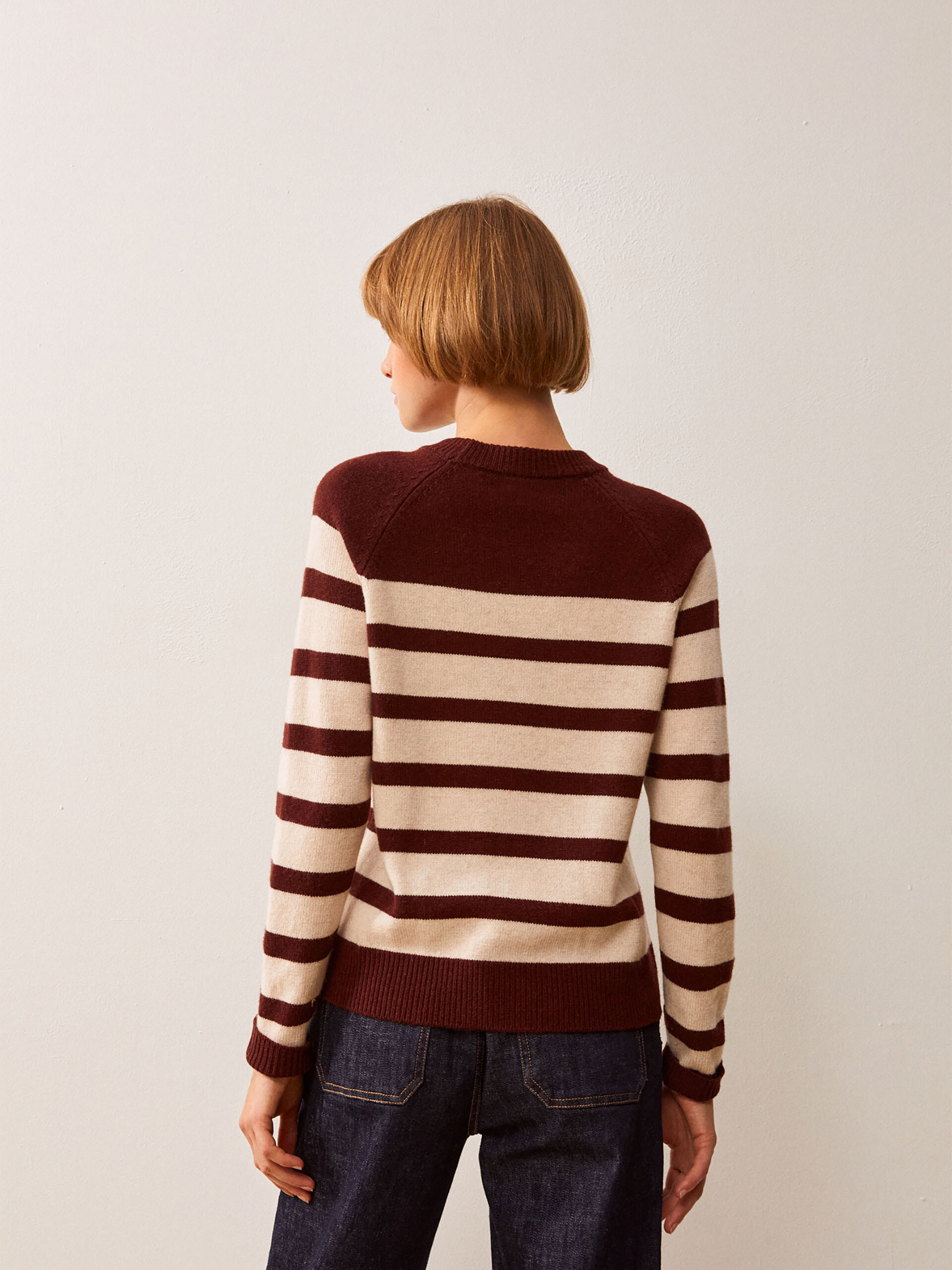 PULL INDICO  Acajou , Pr&ecirc;t-&agrave;-porter Bensimon