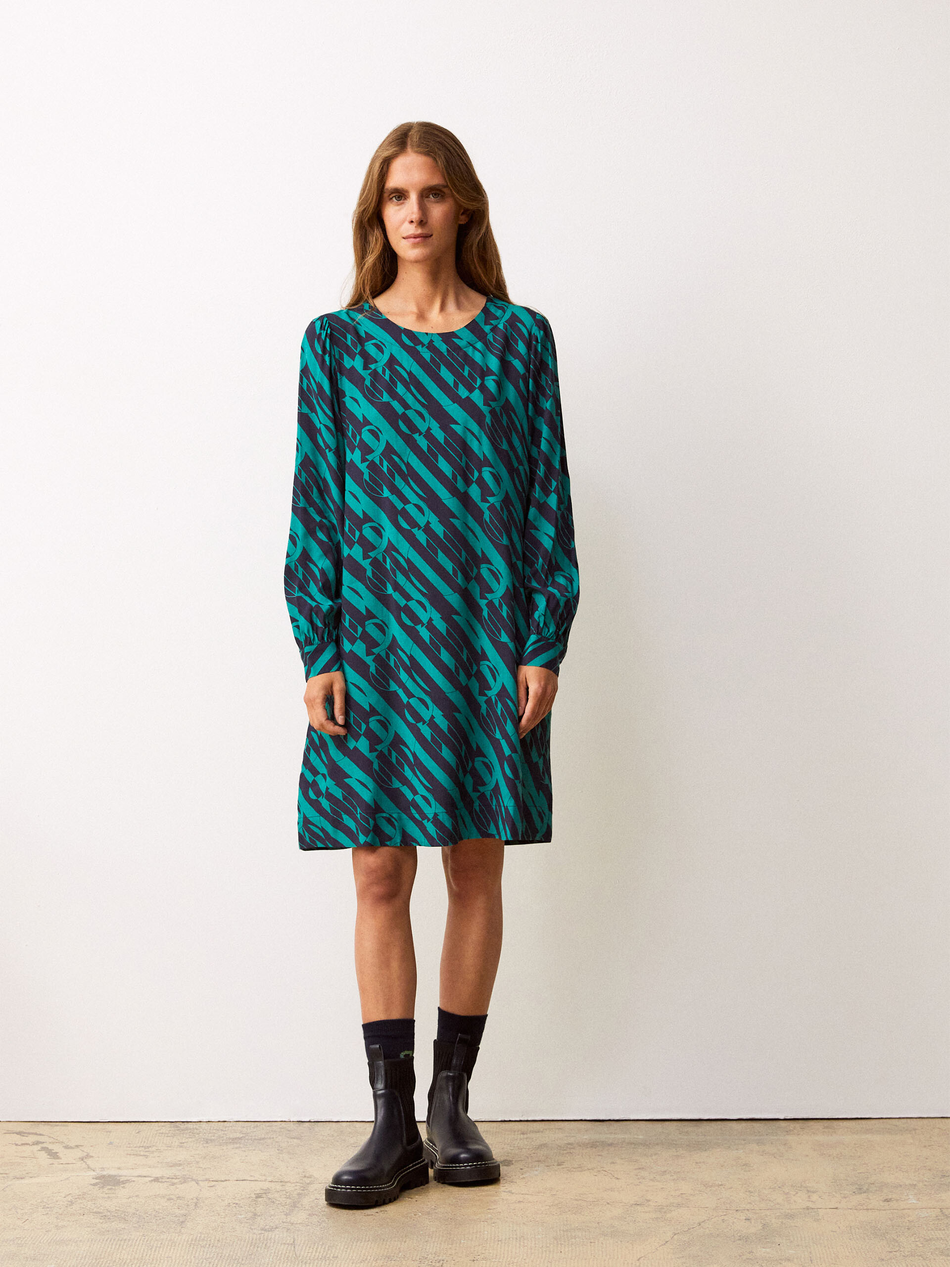 ROBE GODRINE  Impr. geometric , Pr&ecirc;t-&agrave;-porter Bensimon