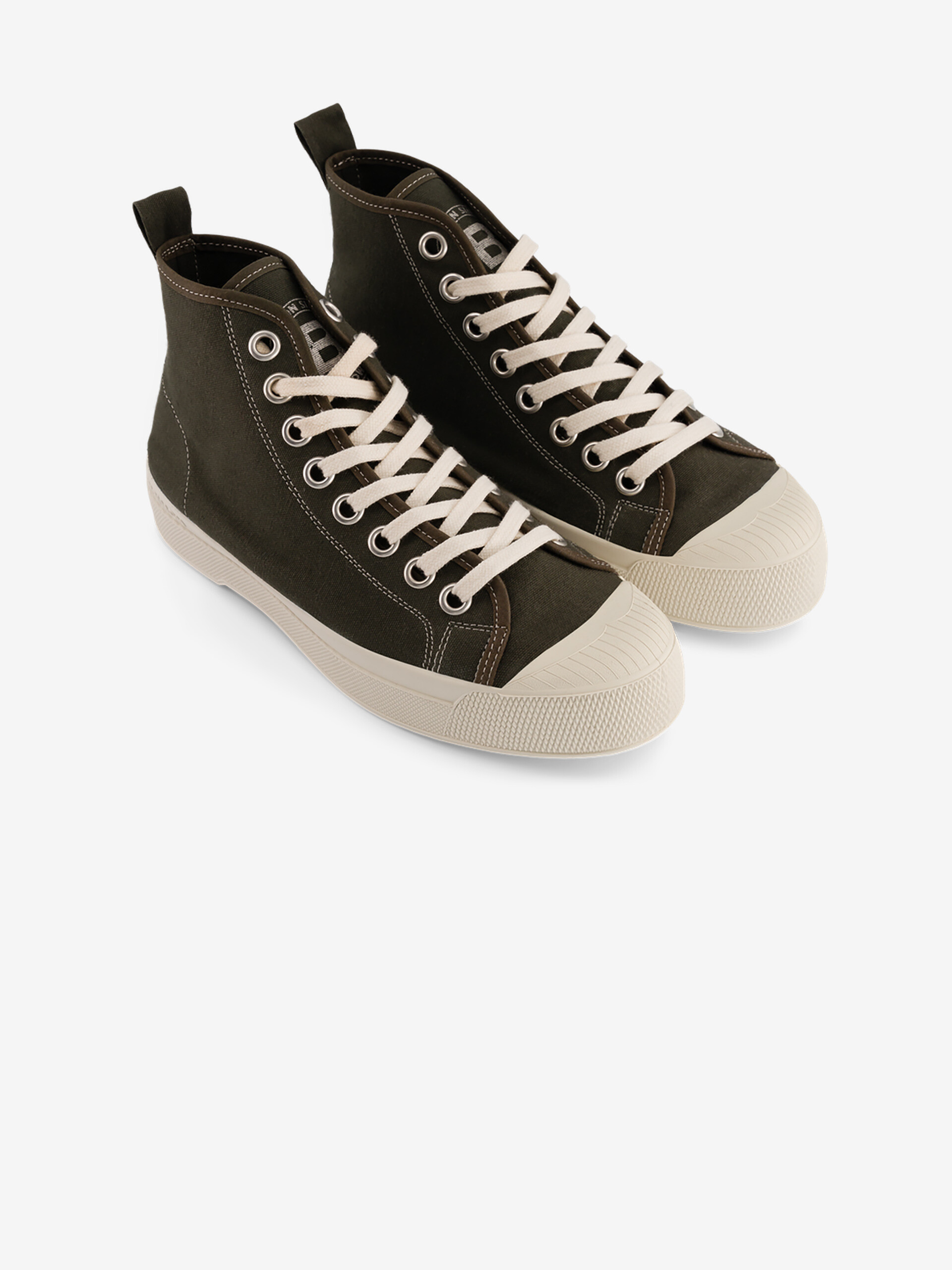 B79 STELLA FEMME PERMANENT  Kaki fonce , Tennis & Chaussures Bensimon
