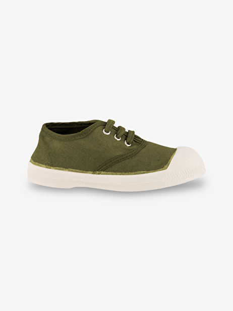 TENNIS LACETS ENFANT  Kaki , Tennis & Chaussures Bensimon