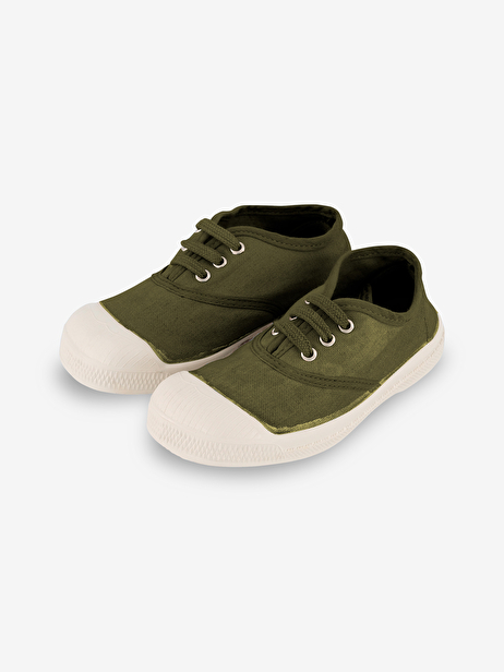 TENNIS LACETS ENFANT  Kaki , Tennis & Chaussures Bensimon