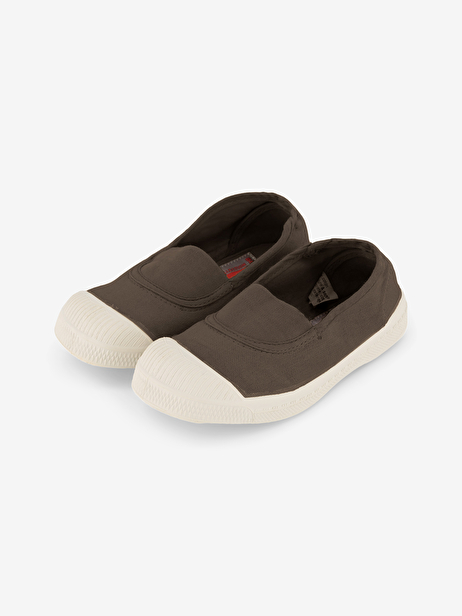 TENNIS ELASTIQUE ENFANT  Kaki , Tennis & Chaussures Bensimon