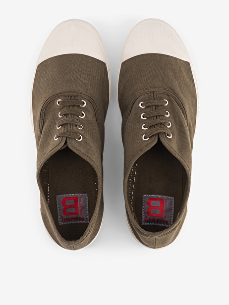 TENNIS LACETS HOMME  Kaki , Tennis & Chaussures Bensimon