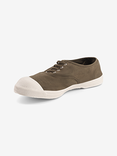 TENNIS LACETS HOMME  Kaki , Tennis & Chaussures Bensimon