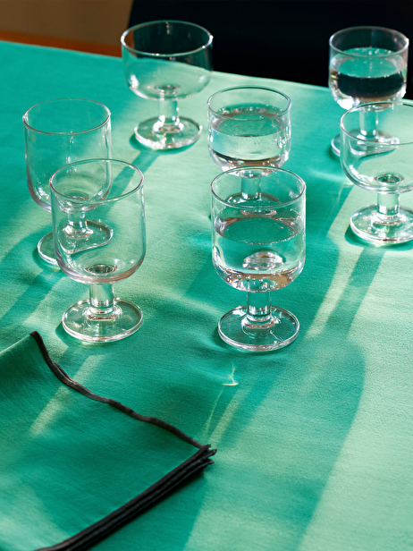 VERRE A PIED BAS EMPILABLE 20CL H11CM - ...  Transparent , Maison Bensimon