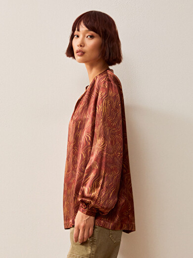 BLOUSE AZENOR  Impr. moirÉ , Prêt-à-porter Bensimon