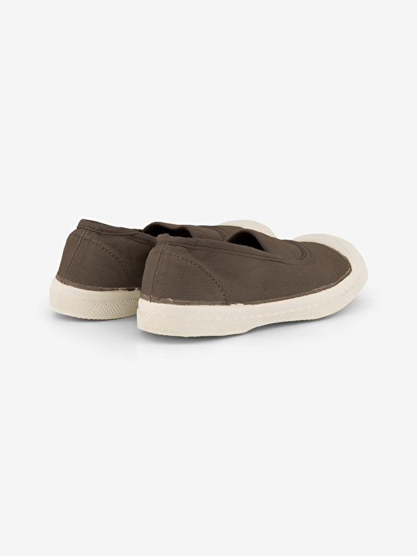 TENNIS ELASTIQUE ENFANT  Kaki , Tennis & Chaussures Bensimon