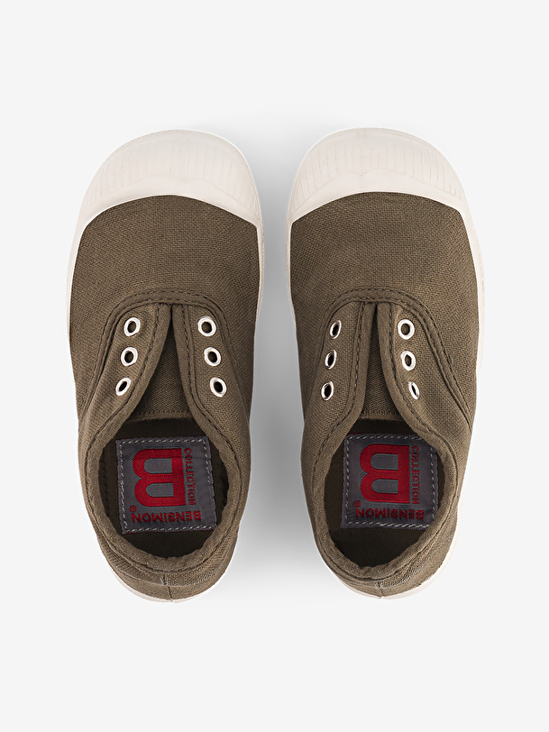 TENNIS ELLY ENFANT  Kaki , Tennis & Chaussures Bensimon