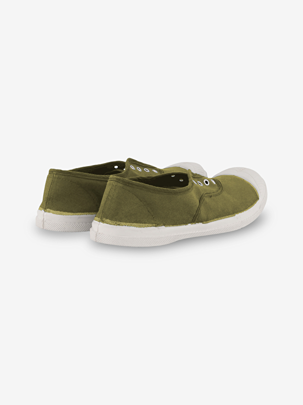 TENNIS ELLY FEMME  Kaki , Tennis & Chaussures Bensimon