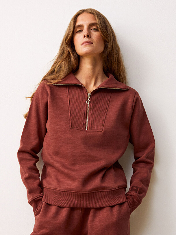SWEAT GREG  Acajou , Pr&ecirc;t-&agrave;-porter Bensimon