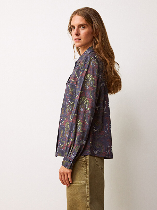 CHEMISE GARY  Impr. cachemire , Pr&ecirc;t-&agrave;-porter Bensimon
