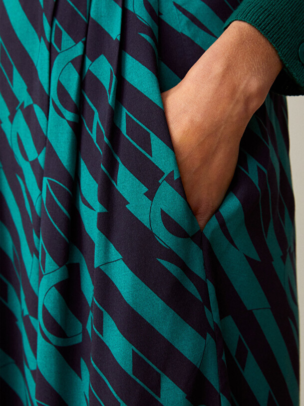 JUPE GANGSTER  Impr. geometric , Pr&ecirc;t-&agrave;-porter Bensimon