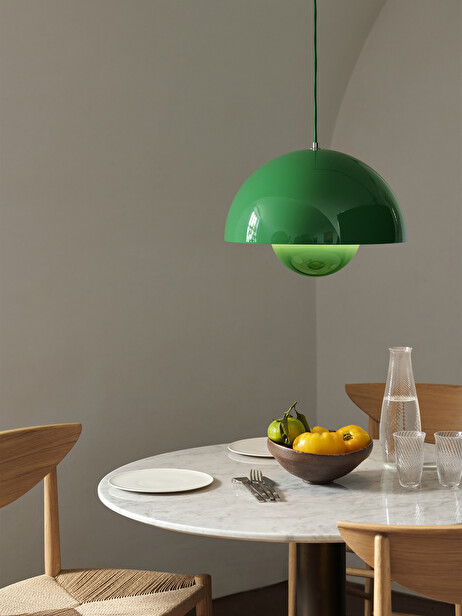 SUSPENSION FLOWERPOT VP7 VERT - &TRADITION  Vert vif , Maison Bensimon