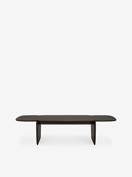 TABLE BASSE PI ALAIN VAN HAVRE - ETHNICRAFT  Acajou , Maison Bensimon