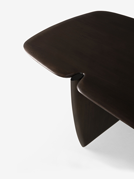 TABLE BASSE PI ALAIN VAN HAVRE - ETHNICRAFT  Acajou , Maison Bensimon