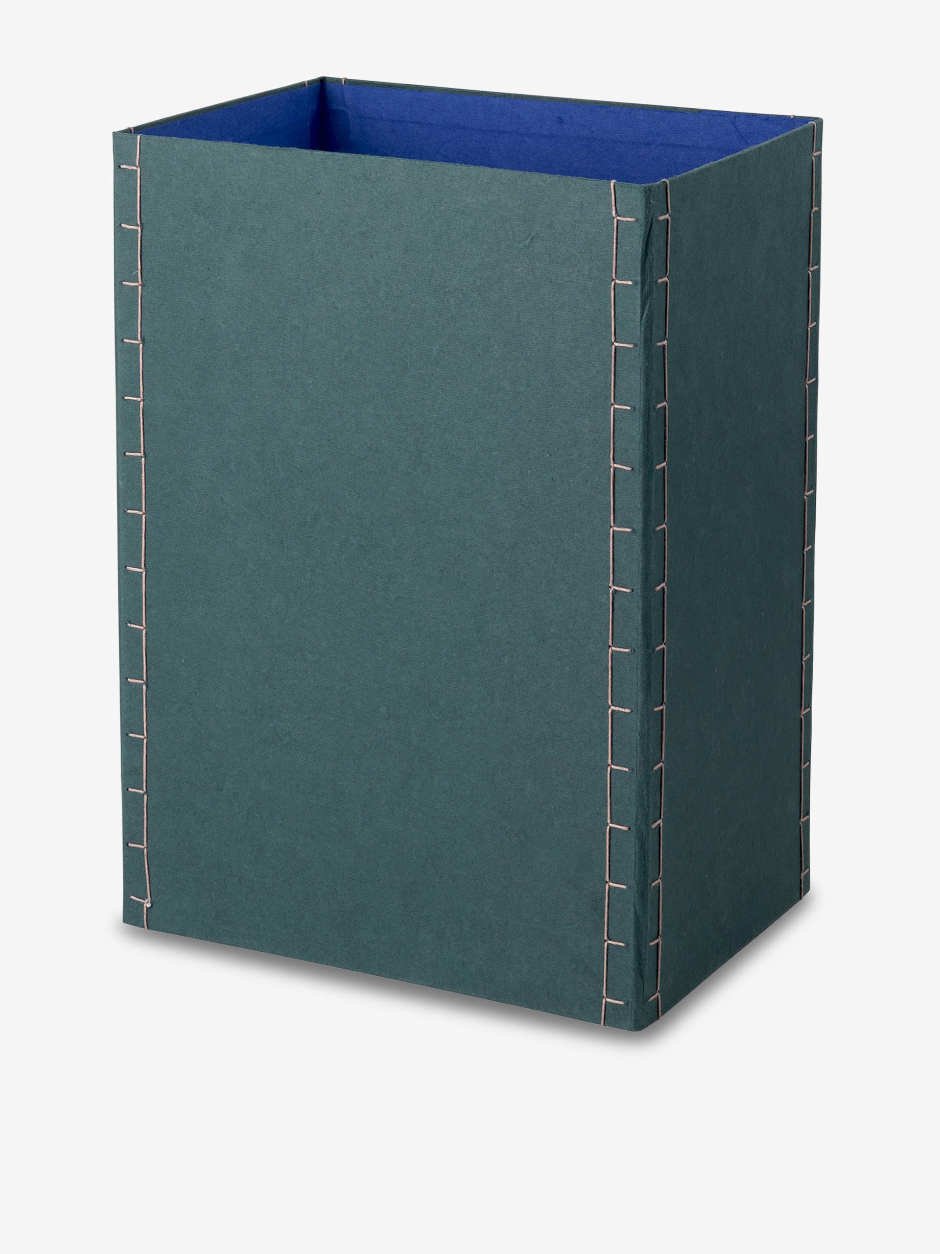 CORBEILLE A PAPIER PLIABLE IRO VERT BLEU...  Vert , Maison Bensimon