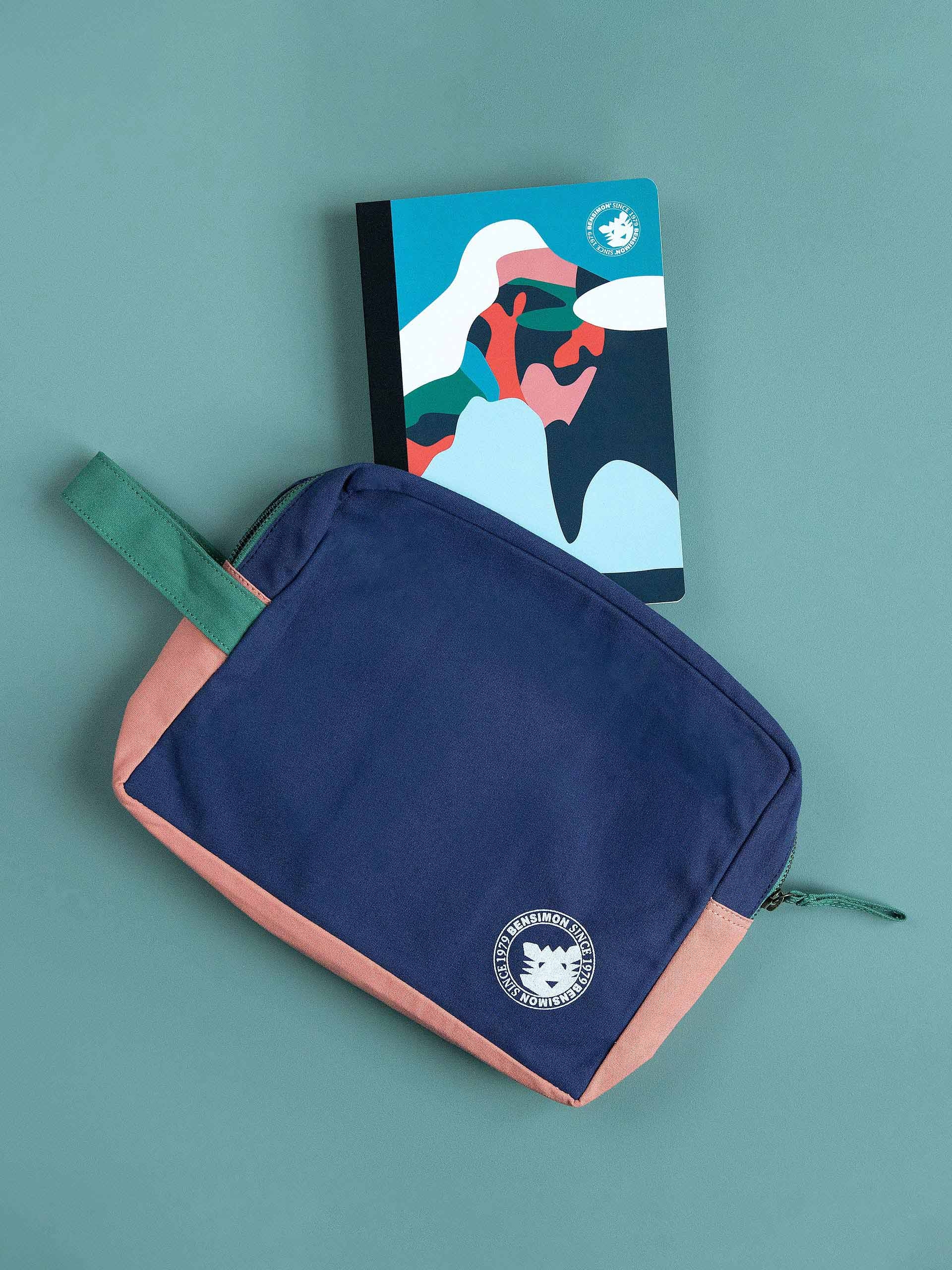 NEW UTILITARY POCKET PAPIER TIGRE Marine , Sacs & Bagages Bensimon
