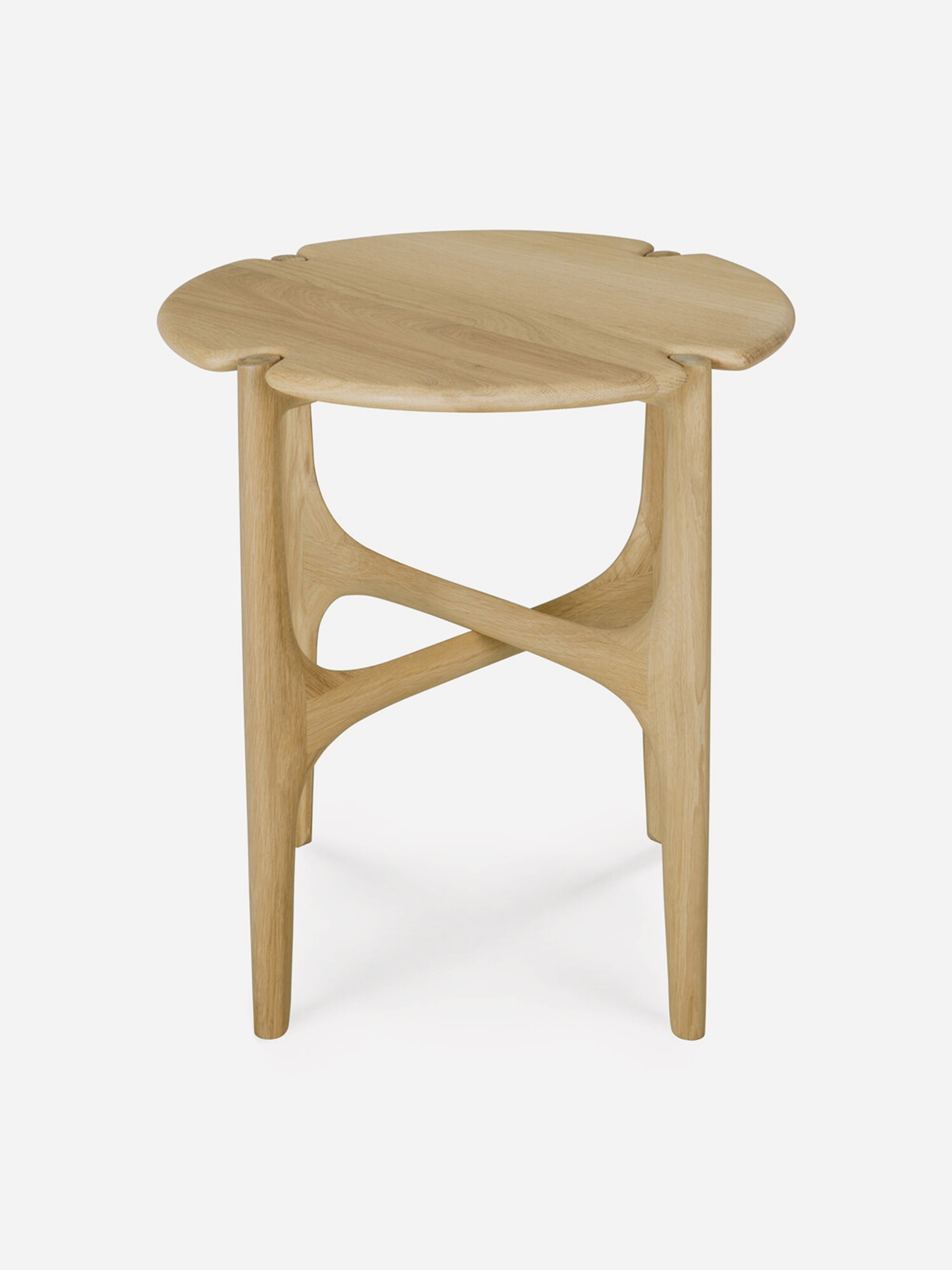 SIDE TABLE PI  - ETHNICRAFT  Acajou , Maison Bensimon