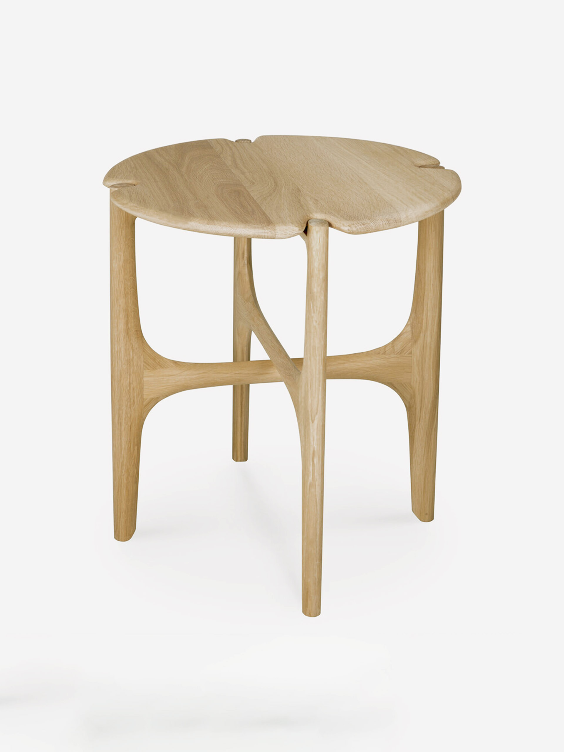 SIDE TABLE PI  - ETHNICRAFT  Acajou , Maison Bensimon