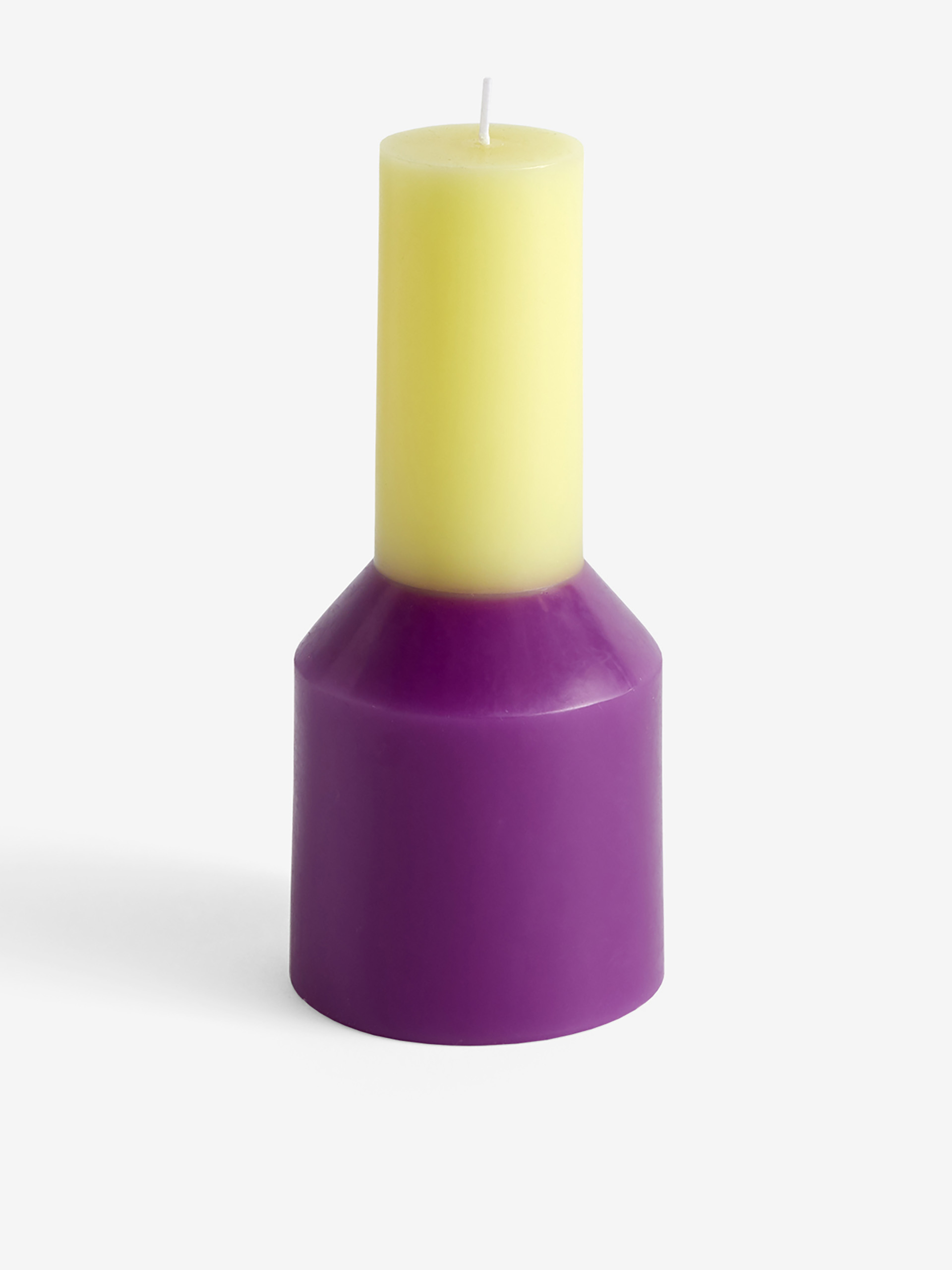 BOUGIE PILLAR HAUTE FUCHSIA S - HAY Violet , Maison Bensimon