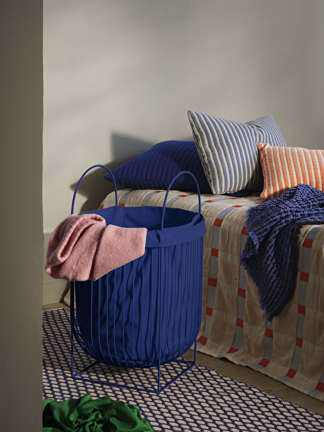 PANIER A LINGE SAC AMOVIBLE BLEU 21X30X42 - BROSTE COPENHAGEN  Bleu , Maison Bensimon