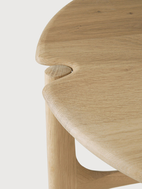 SIDE TABLE PI  - ETHNICRAFT  Acajou , Maison Bensimon
