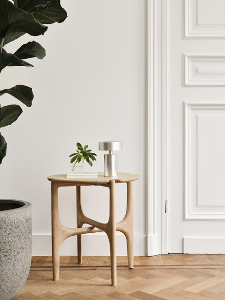 SIDE TABLE PI  - ETHNICRAFT  Acajou , Maison Bensimon