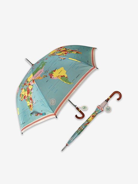 PARAPLUIE CARTE DU MONDE - REX INTERNATIONAL  Multicolore , Maison Bensimon