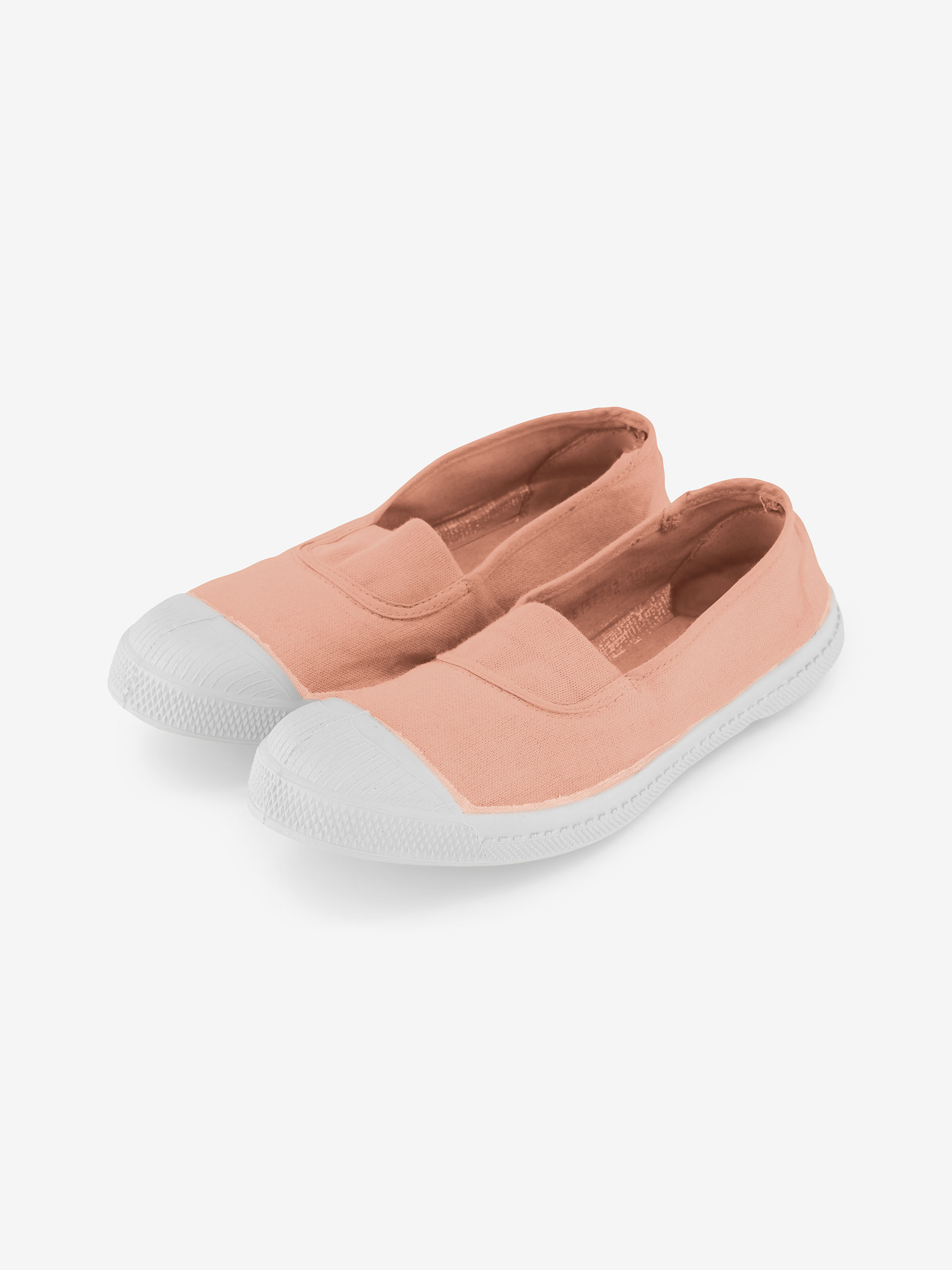 TENNIS ELASTIQUE FEMME  Rose , Tennis & Chaussures Bensimon