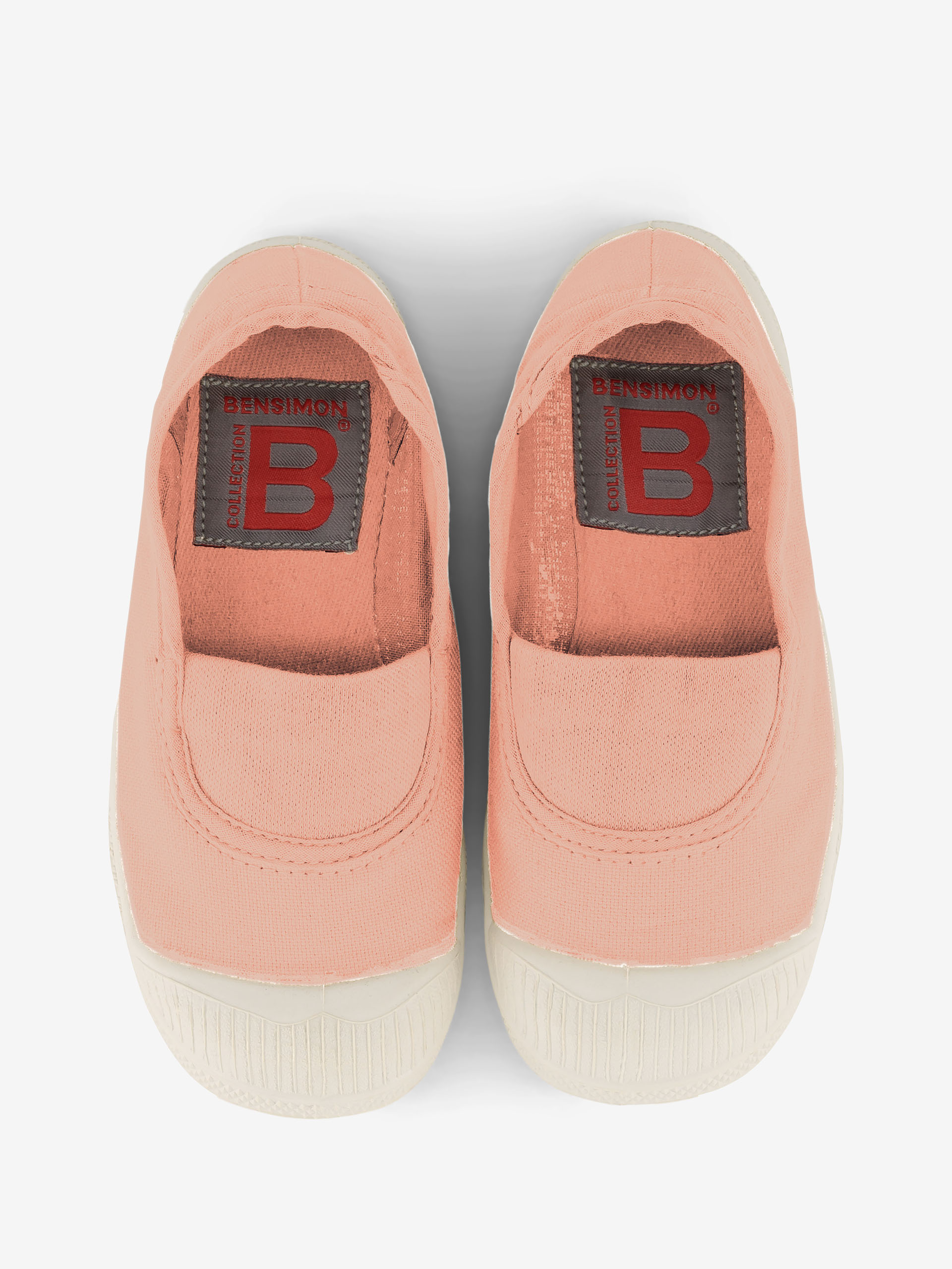 TENNIS ELASTIQUE ENFANT  Rose , Tennis & Chaussures Bensimon