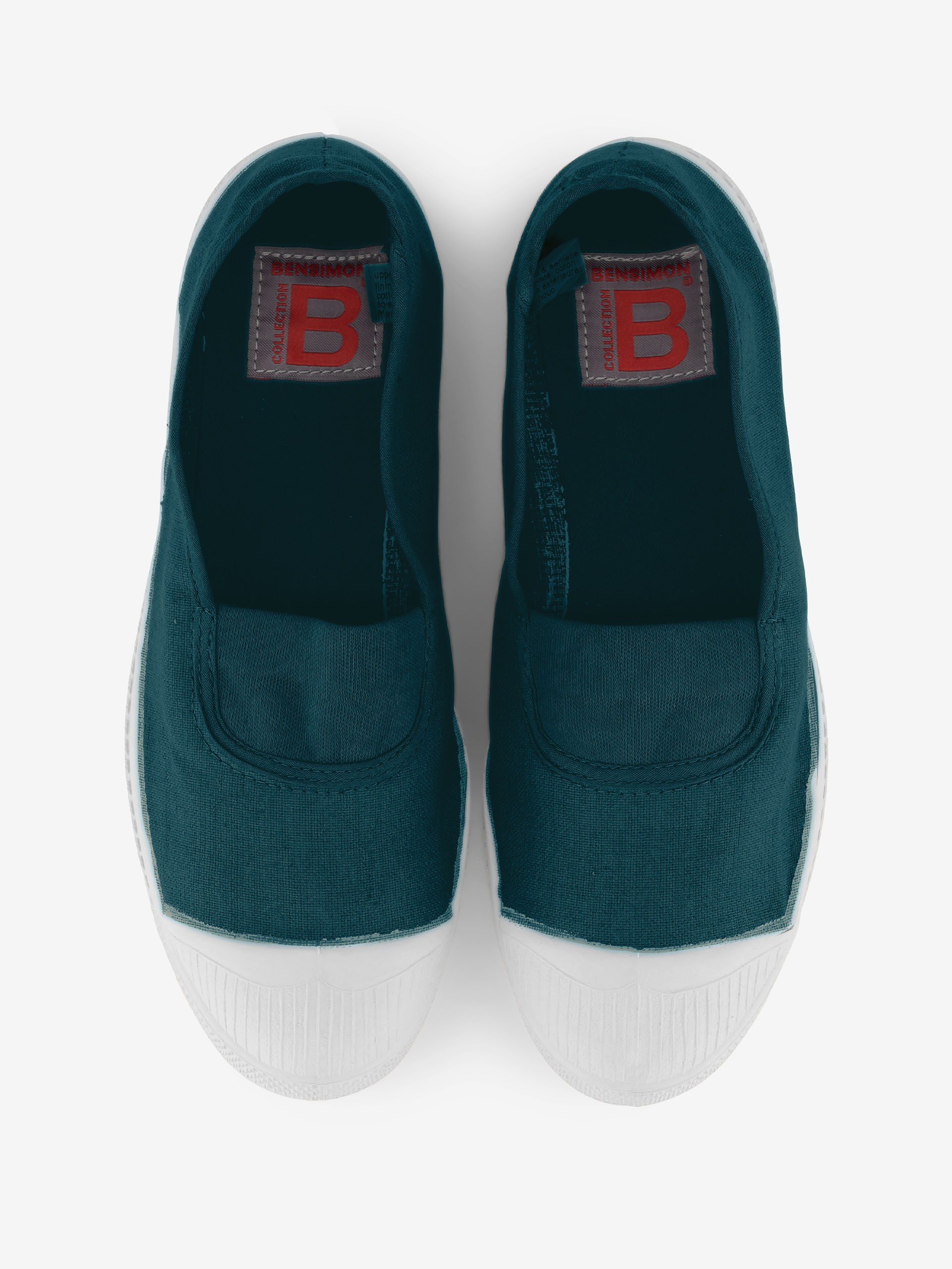 TENNIS ELASTIQUE FEMME  Paon , Tennis & Chaussures Bensimon