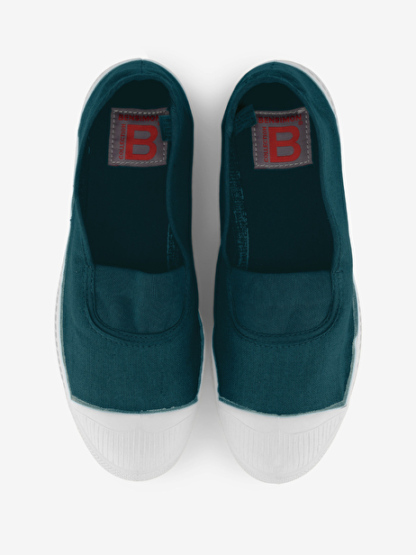 TENNIS ELASTIQUE FEMME  Paon , Tennis & Chaussures Bensimon