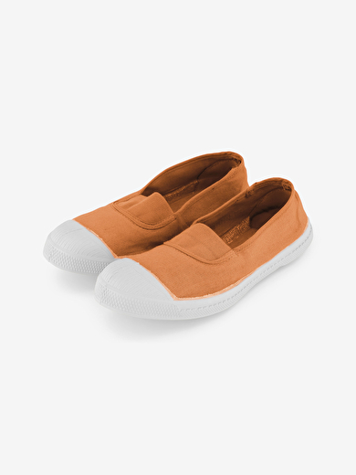 TENNIS ELASTIQUE FEMME  Corail , Tennis & Chaussures Bensimon