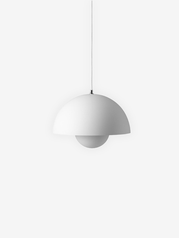 SUSPENSION FLOWERPOT VP7 - &TRADITION  Blanc , Maison Bensimon