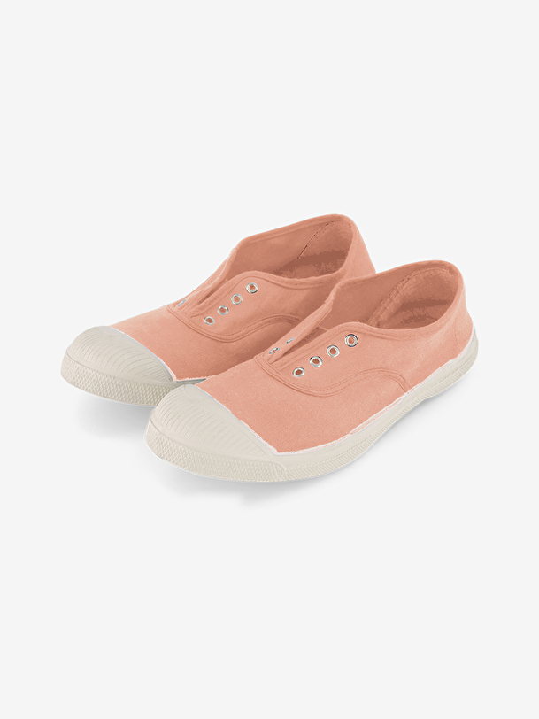 TENNIS ELLY FEMME  Rose , Tennis & Chaussures Bensimon