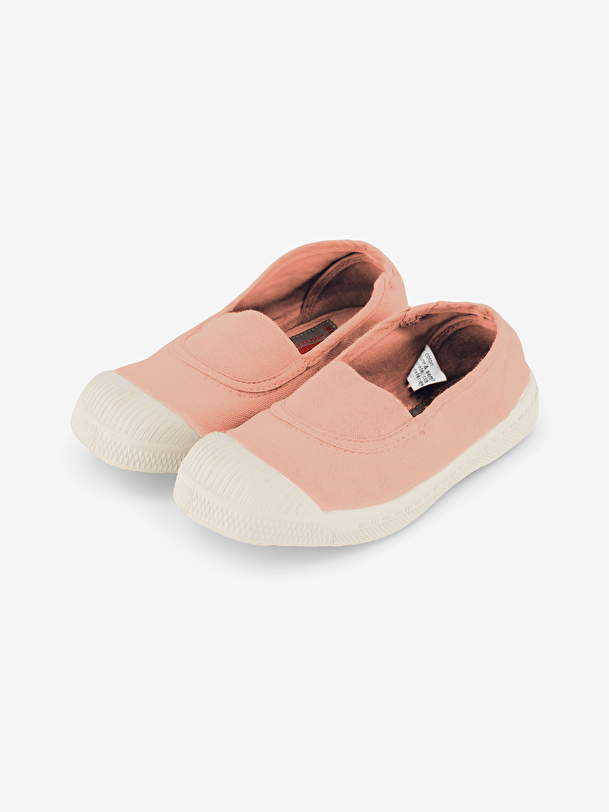 TENNIS ELASTIQUE ENFANT  Rose , Tennis & Chaussures Bensimon