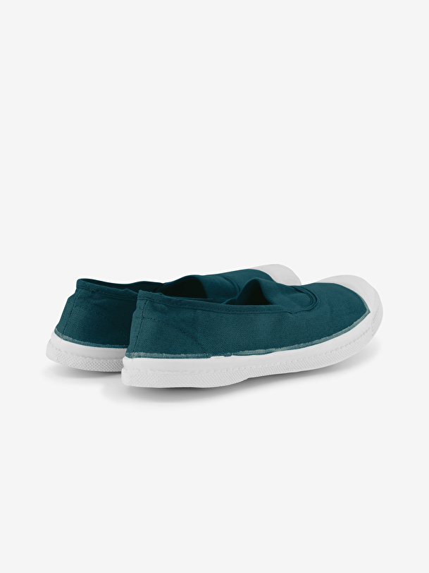 TENNIS ELASTIQUE FEMME  Paon , Tennis & Chaussures Bensimon