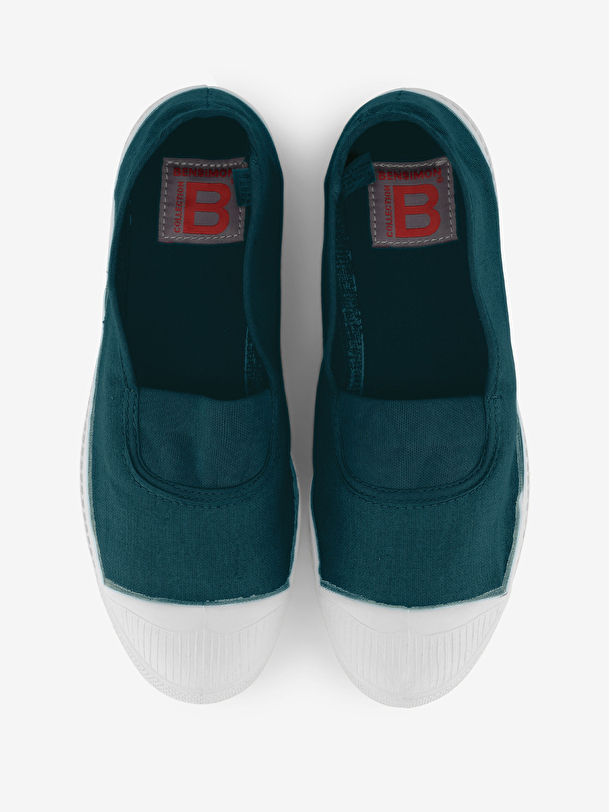 TENNIS ELASTIQUE FEMME  Paon , Tennis & Chaussures Bensimon