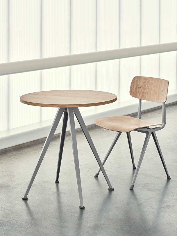 CHAISE RESULT WIM RIETVELD CHENE CLAIR PIED BEIGE - HAY Chene clair , Maison Bensimon