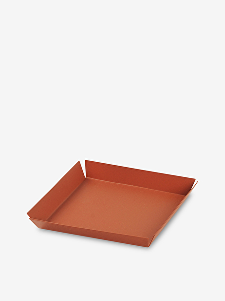 MINI PLATEAU DE SERVICE CARRE 14X14 ORAN...  Orange , Maison Bensimon
