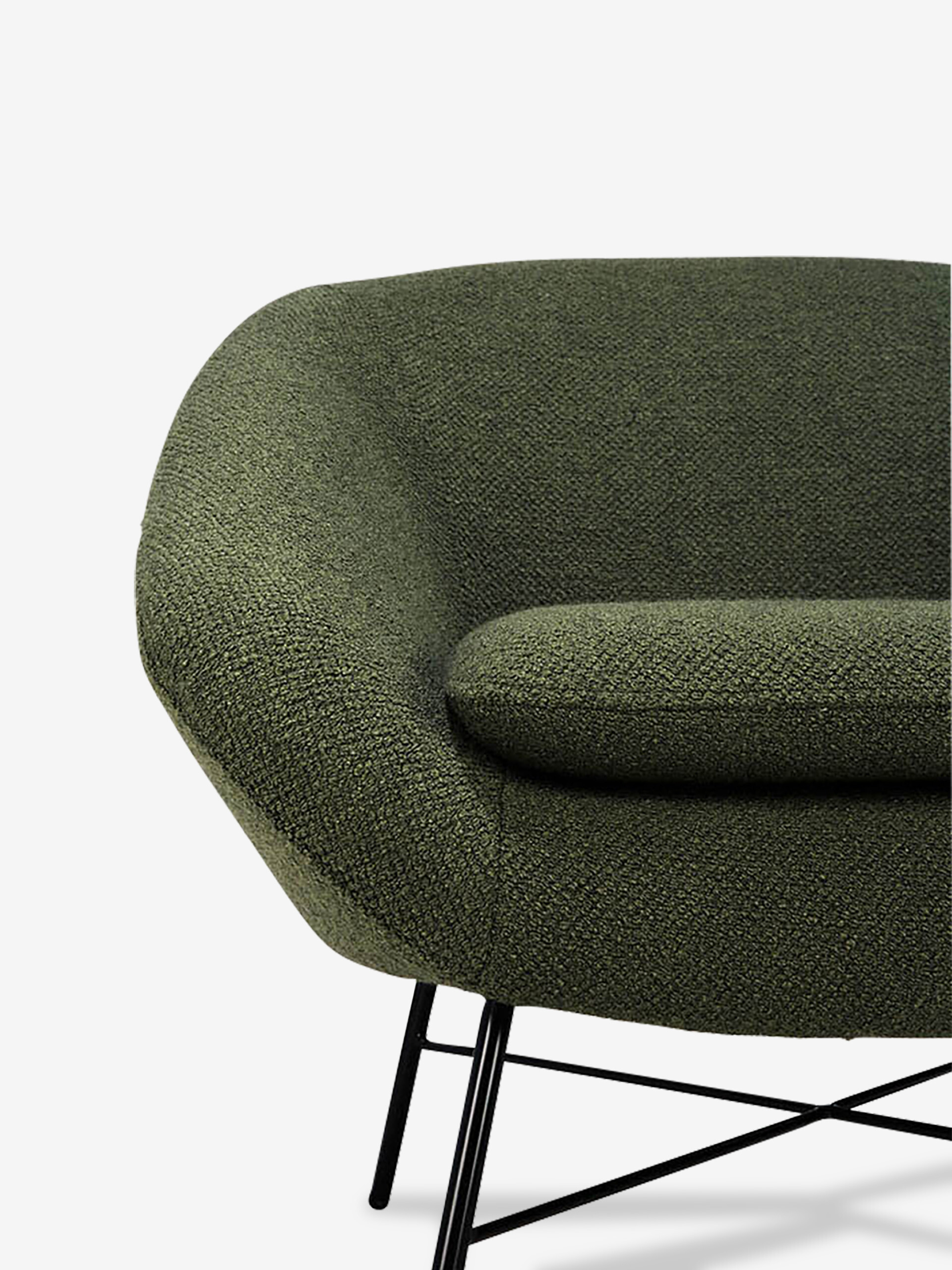 FAUTEUIL BARROW JACQUE DENEEF - ETHNICRAFT  Vert , Maison Bensimon