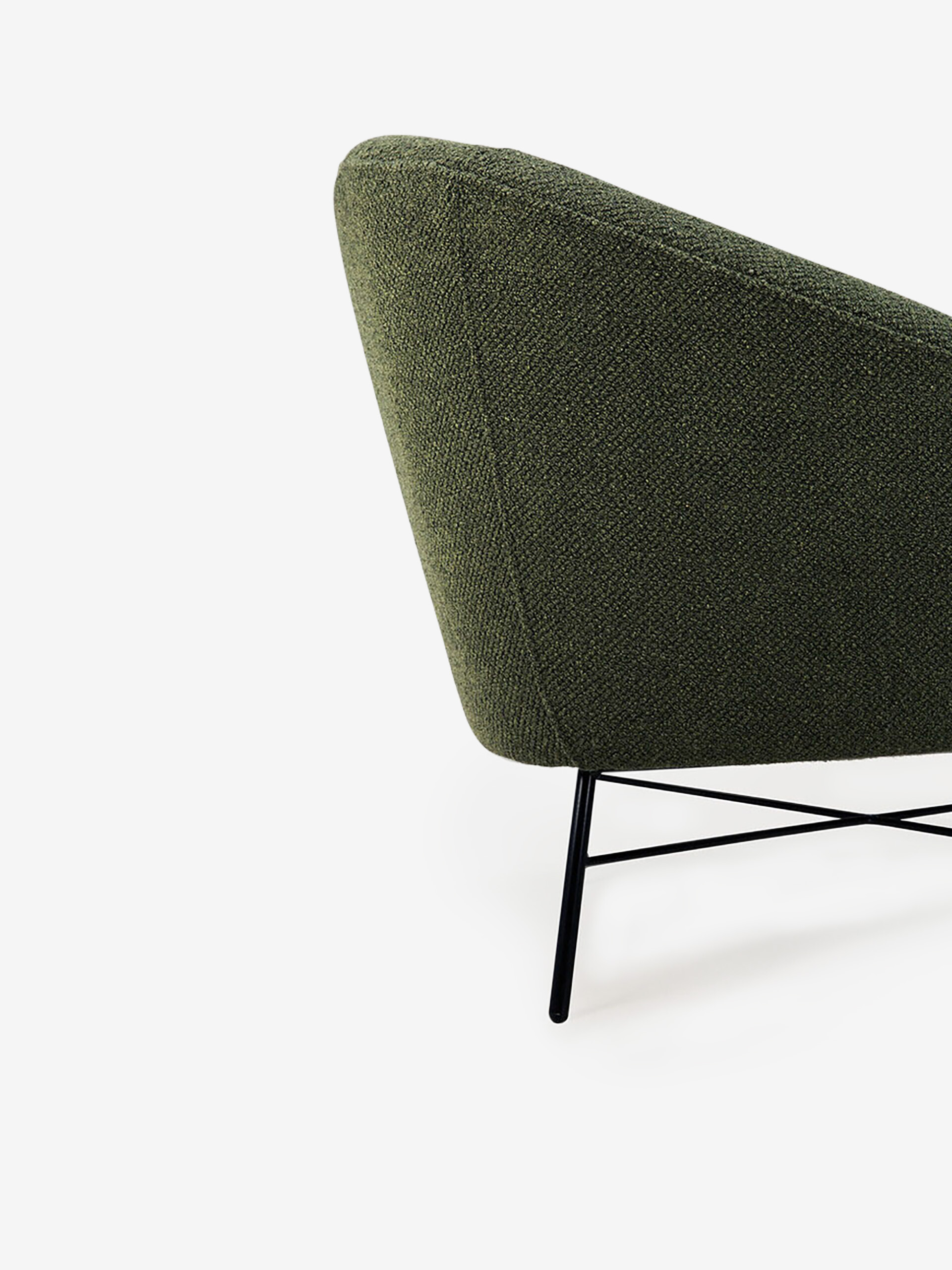FAUTEUIL BARROW JACQUE DENEEF - ETHNICRAFT  Vert , Maison Bensimon
