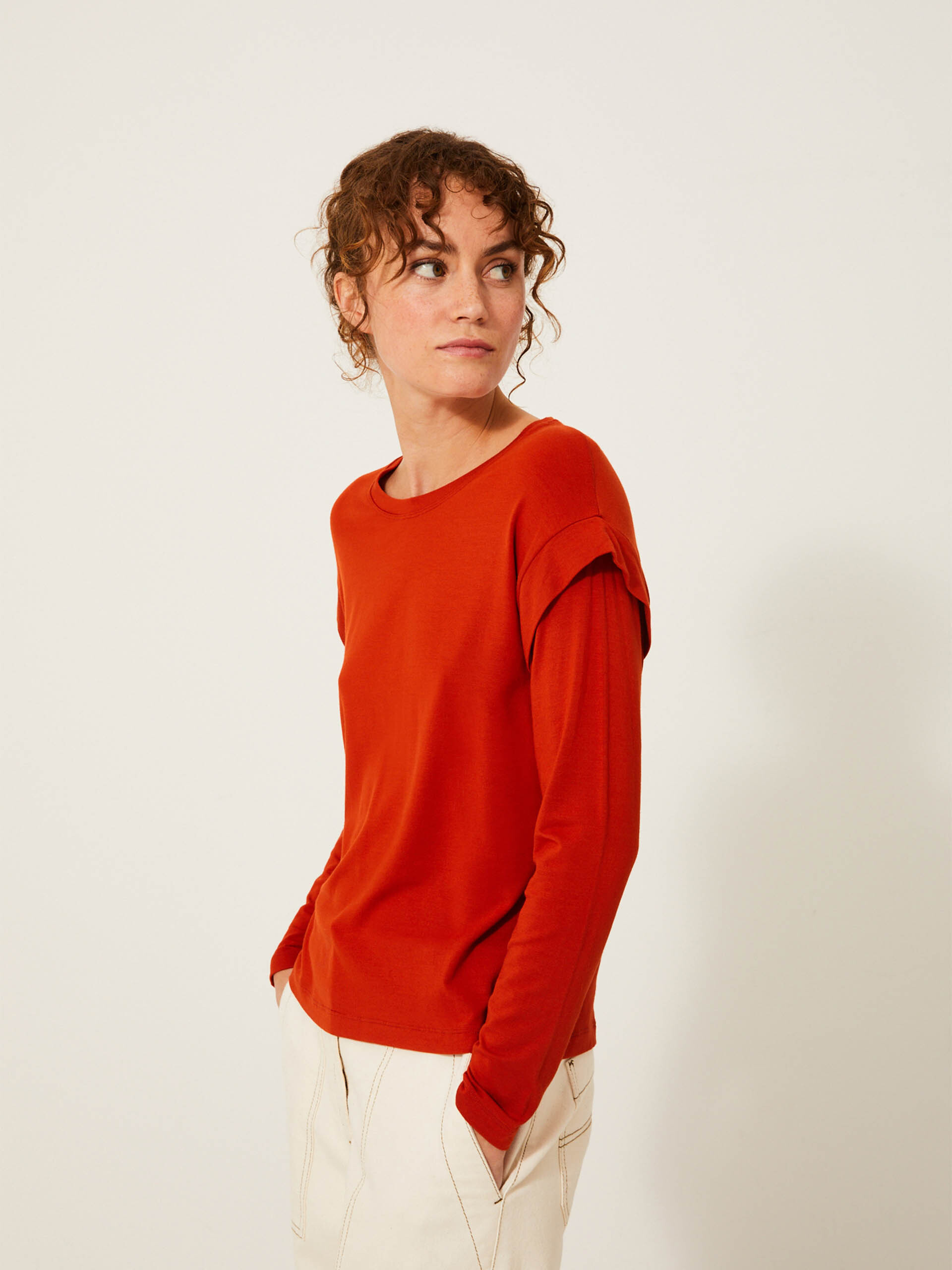 TEE SHIRT KALEB  Paprika , Pr&ecirc;t-&agrave;-porter Bensimon