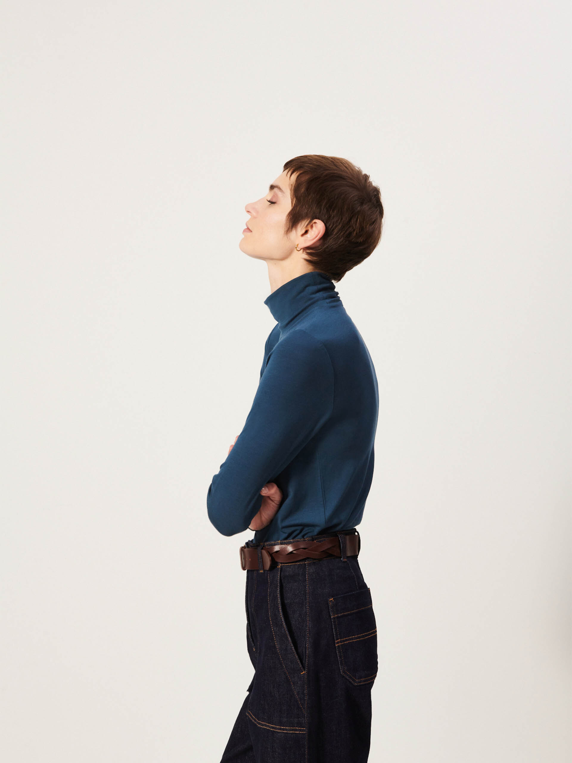 TEE SHIRT ELWIRE  Cobalt , Pr&ecirc;t-&agrave;-porter Bensimon